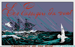 Passengers On The Wind title screen for Atari ST